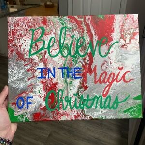 Festive Christmas Canvas Wall Art